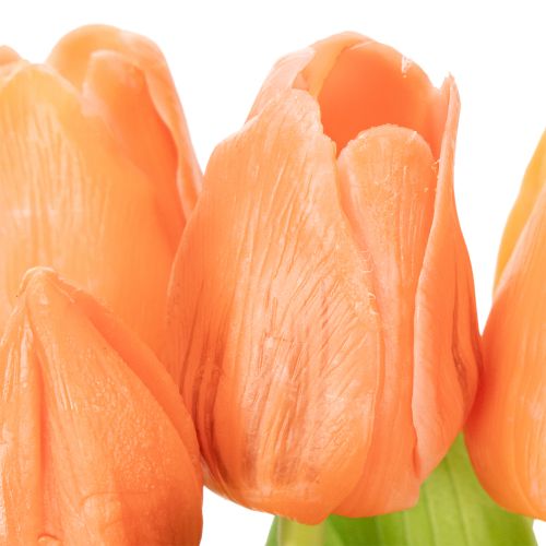 položky Umelé tulipány na jarnú dekoráciu, obývačku a kuchyňu, s realistickým vzhľadom, 30 cm, 7 kusov