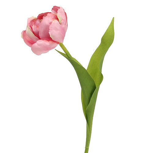 Floristik24 Tulipán ružový 37cm 6ks