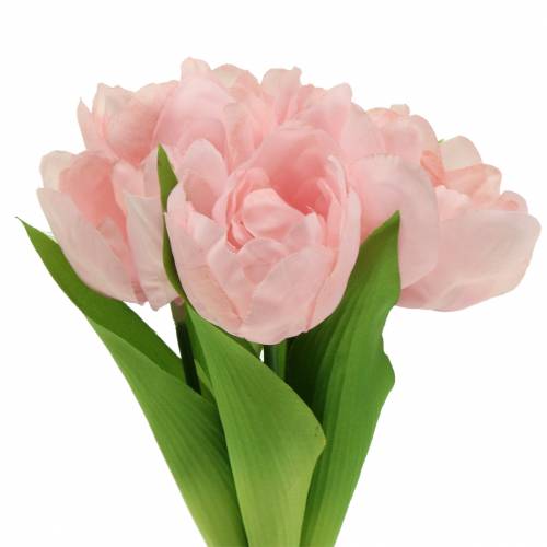 Floristik24 Tulipány umelá ruža 26,5cm 5ks