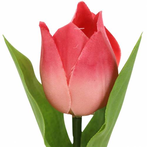 položky Tulipán mix umelé kvety ružová marhuľa 16cm 12ks