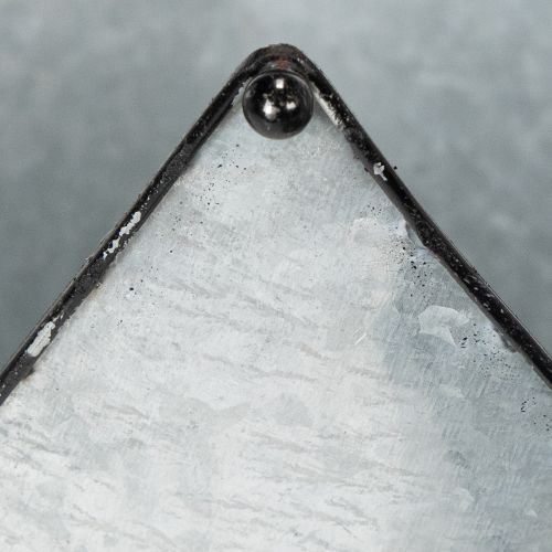 položky Kovový ozdobný kvetináč, zinok, koruna, Ø21,5/19,5/17 cm, sada 3 kusov