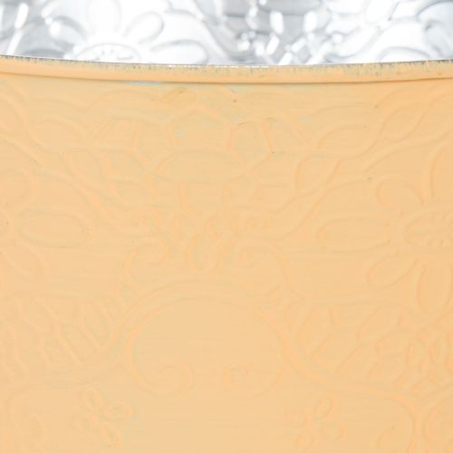 položky Kovový kvetináč, pastelovo oranžová, Ø20 cm V16 cm