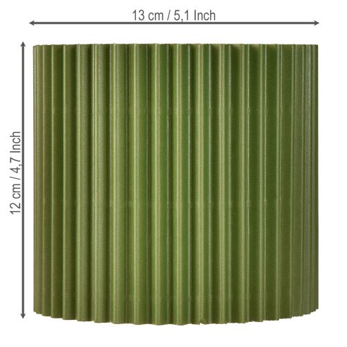 položky Papierový kvetináč tmavozelený Ø13cm V12cm 4 ks