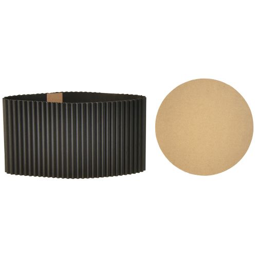 položky Papierový kvetináč čierny Ø19cm V14cm 3 ks