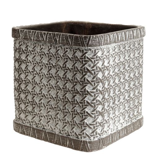 Floristik24 Sadzačka Sadzačka Keramický kvetináč 12×12×12cm