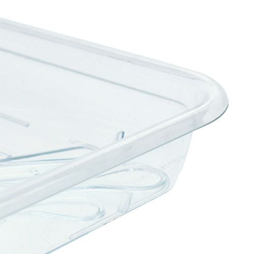 Floristik24 Podložka 20x20cm priehľadná, 1ks