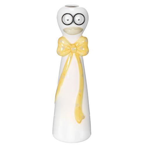 Váza v tvare kačky s roztomilým dizajnom na zábavnú dekoráciu stola, 24 cm, 2 kusy