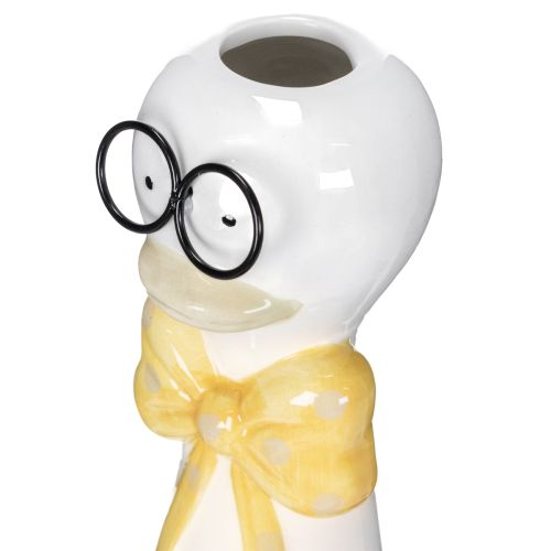 položky Váza v tvare kačky s roztomilým dizajnom na zábavnú dekoráciu stola, 24 cm, 2 kusy