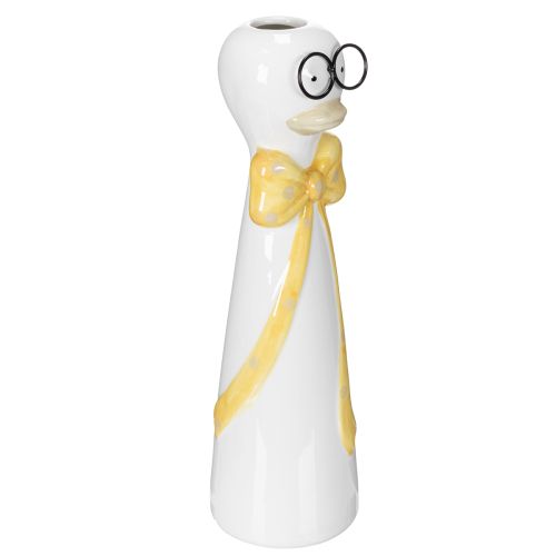 položky Váza v tvare kačky s roztomilým dizajnom na zábavnú dekoráciu stola, 24 cm, 2 kusy