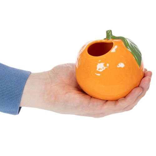 položky Váza na citrusy, pomaranč a citrón, ako extravagantný bytový doplnok, letná dekorácia, 10 cm, 2 kusy