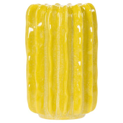 položky Keramická váza s kaktusom, ryhovaná štruktúra pre moderný životný štýl, 13 cm, 4 kusy