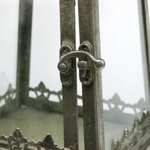 položky Vintage dekoračný lampáš kovový lampáš záhradný lampáš V33cm