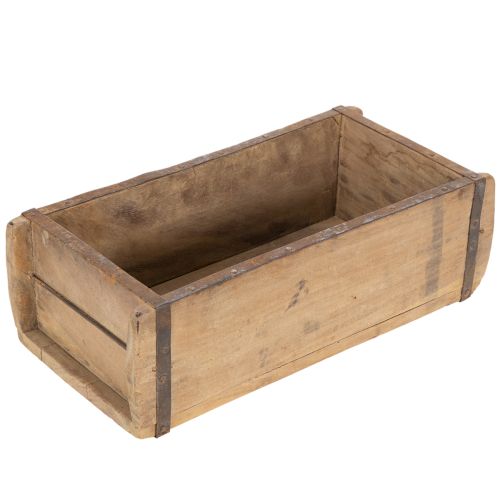 Vintage drevený kvetináč v tvare tehly, drevo 30 cm kúpiť | Floristik24.sk