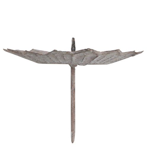 položky Vintage svietnik šedý na zasunutie Ø11cm V8,5cm 4ks