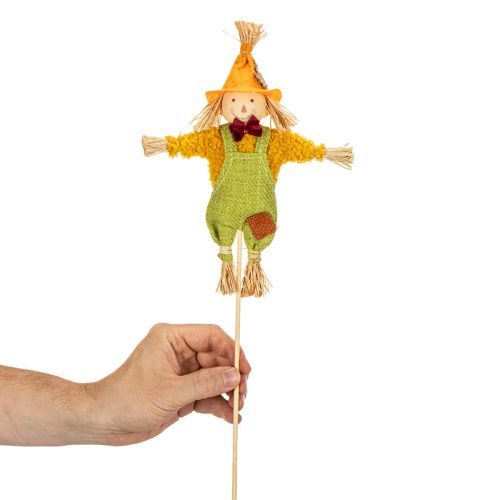 Dekoratívna figúrka strašiaka na paličke na tvorenie a kvitnutie, 60 cm | Floristik24.sk