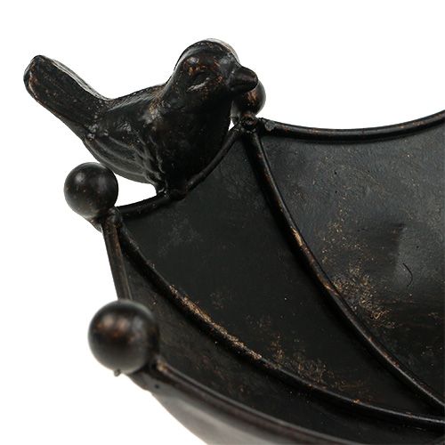 Floristik24 Miska na kŕmenie vtákov dáždnik tmavohnedý 41cm