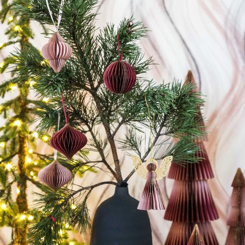 položky Medové guľky medové guľky cibuľa ružová vínovočervená Ø8cm 4 ks