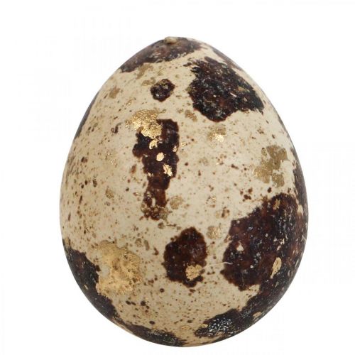 položky Prepeličie vajíčka Deco Vyfúknuté vajíčka Nature/Gold 3cm 12ks