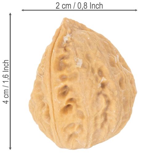Vlašské orechy na ozdobu, prírodný produkt, 3-4 cm, 300 g | Floristik24.sk