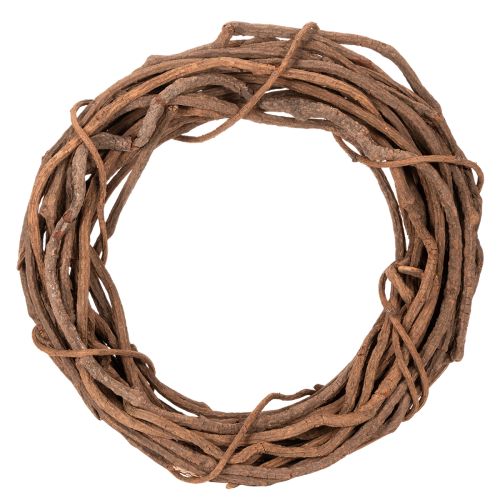 Veniec z prírodného vŕbového prútika ako remeselný veniec do kvetinárstva, 40 cm kúpiť | Floristik24.sk