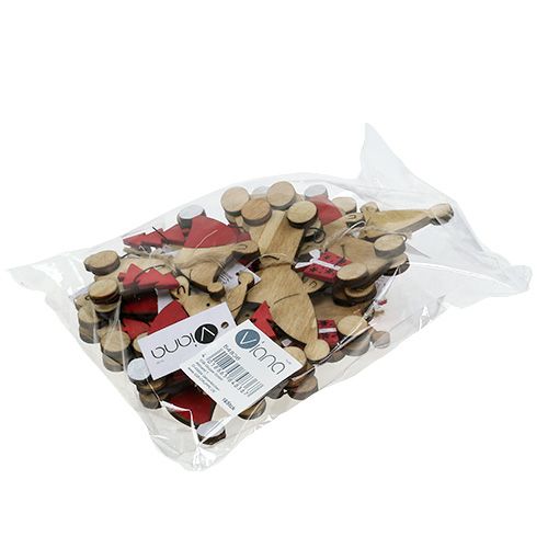 Floristik24 Vianočná dekorácia myš 9cm prírodná 16 ks