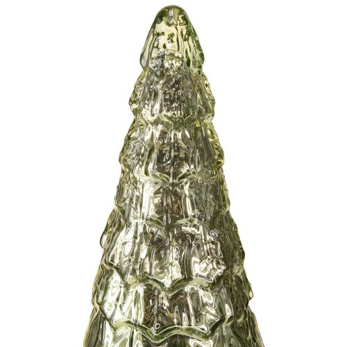 položky Vianočný stromček s LED osvetlením vintage zeleno-zlatý 38 cm