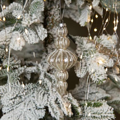 položky Ozdoby na vianočný stromček sklenené Ozdoby na vianočný stromček vintage 15cm 3ks