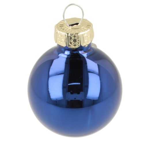Sada mini vianočných gúľ - sklenené dekorácie na jedľové konáre 3 cm, 22 ks | Floristik24.sk