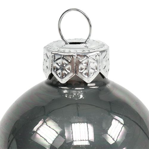 položky Vianočná guľa sklenená Ø3,5cm ružová, šedá, krémová 16ks