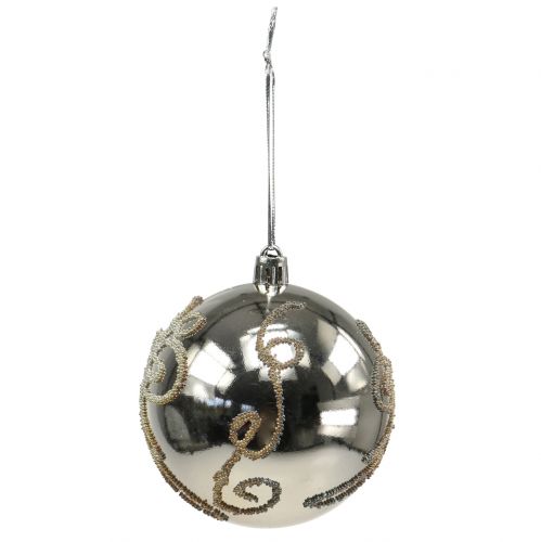 položky Vianočné gule plastové svetielka zlaté Ø8cm 2ks