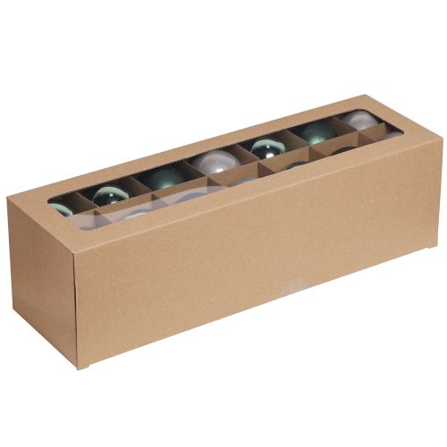 položky Vianočné gule zelené sivé sklenené gule na stromček Ø6cm 24 ks