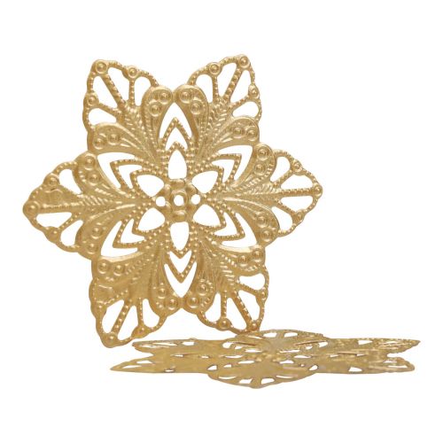 položky Vianočné hviezdy Vianočná dekorácia kovová Ø6cm 36 ks