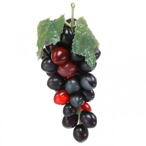 Ozdobné hrozno Čierne Ozdobné ovocie Umelé hrozno 15cm