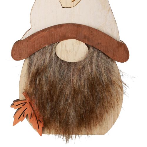 položky Prívesok Gnome drevená dekorácia jesenné trpaslíky 21×10,5cm 4 ks