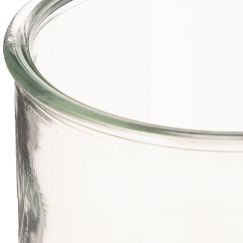 Sklenený držiak na čajové sviečky, okrúhly, číre sklo, univerzálny, 12 cm, 2 kusy | Floristik24.sk
