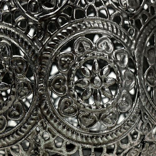 Floristik24 Lucerna strieborná Ø12cm V13cm 1ks