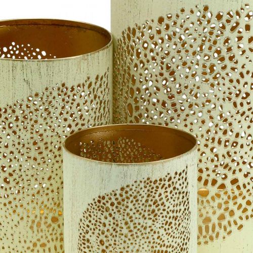 položky Jesenný lampáš kovová dekorácia V20,5/15,5/10,5cm sada 3ks