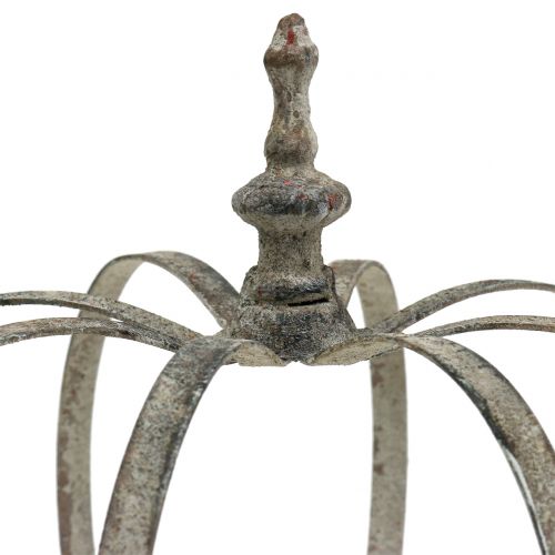 Floristik24 Koruna lampášová starožitná Ø20cm V23cm