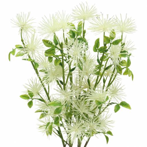 Floristik24 Xantium hodvábny kvet biely 53cm 6ks