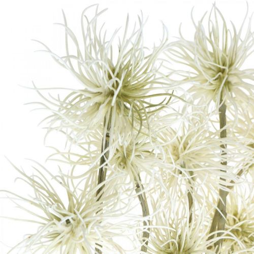 položky Xantium umelý kvet krémová jesenná dekorácia 6 kvetov 80cm 3ks