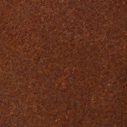 položky Dekoratívny prvok hrdzavej farby v tvare gule pre rustikálny záhradný dizajn, 14 cm, 2 kusy