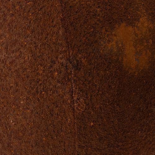 položky Dekoratívny prvok hrdzavej farby v tvare gule pre rustikálny záhradný dizajn, 14 cm, 2 kusy