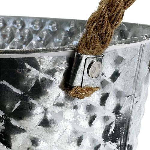 položky Zinková misa oválna s povrazovými rúčkami 27cm x 17,5cm H12cm