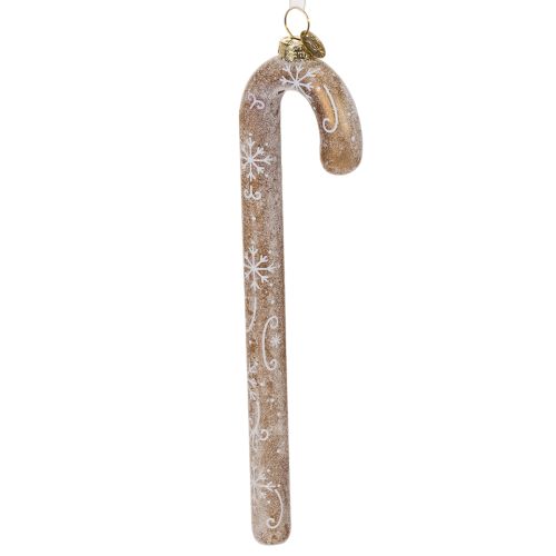Sklenená ozdoba v tvare cukrovej trstiny, nostalgická vianočná dekorácia na stromček, 22 cm kúpiť | Floristik24.sk
