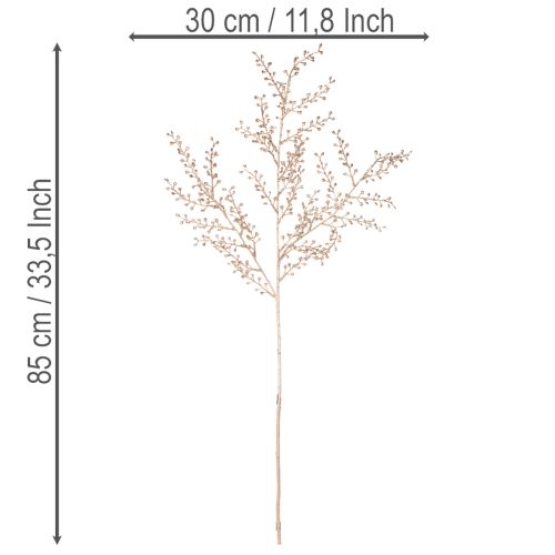 Umelý konár s malými bobuľami, 85 cm | Floristik24.sk