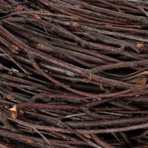 položky Klasický dekoratívny vŕbový veniec pre kreatívne aranžmány, 59 cm