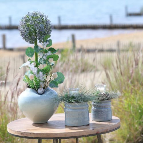 položky Umelá kvitnúca vetvička cesnaku, realistický vzhľad, 90 cm