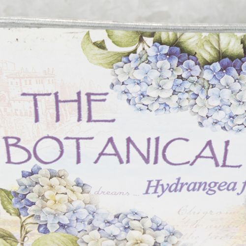 položky Oválna kovová misa na kvety s rúčkami, na hortenzie, 32×15×15 cm