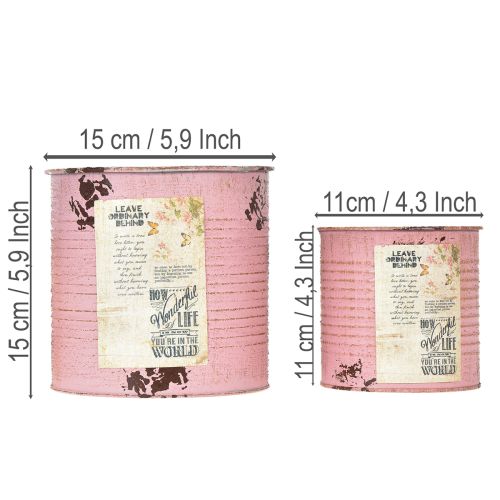 položky Sada kvetináčov na balkón a do záhrady, dekorácia kvetináča, vintage štýl, 15 cm, 3 kusy