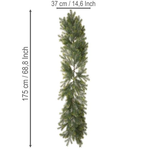 Girlanda z umelých jedľových vetvičiek pre kreatívne kvetinárstvo, 175 cm | Floristik24.sk